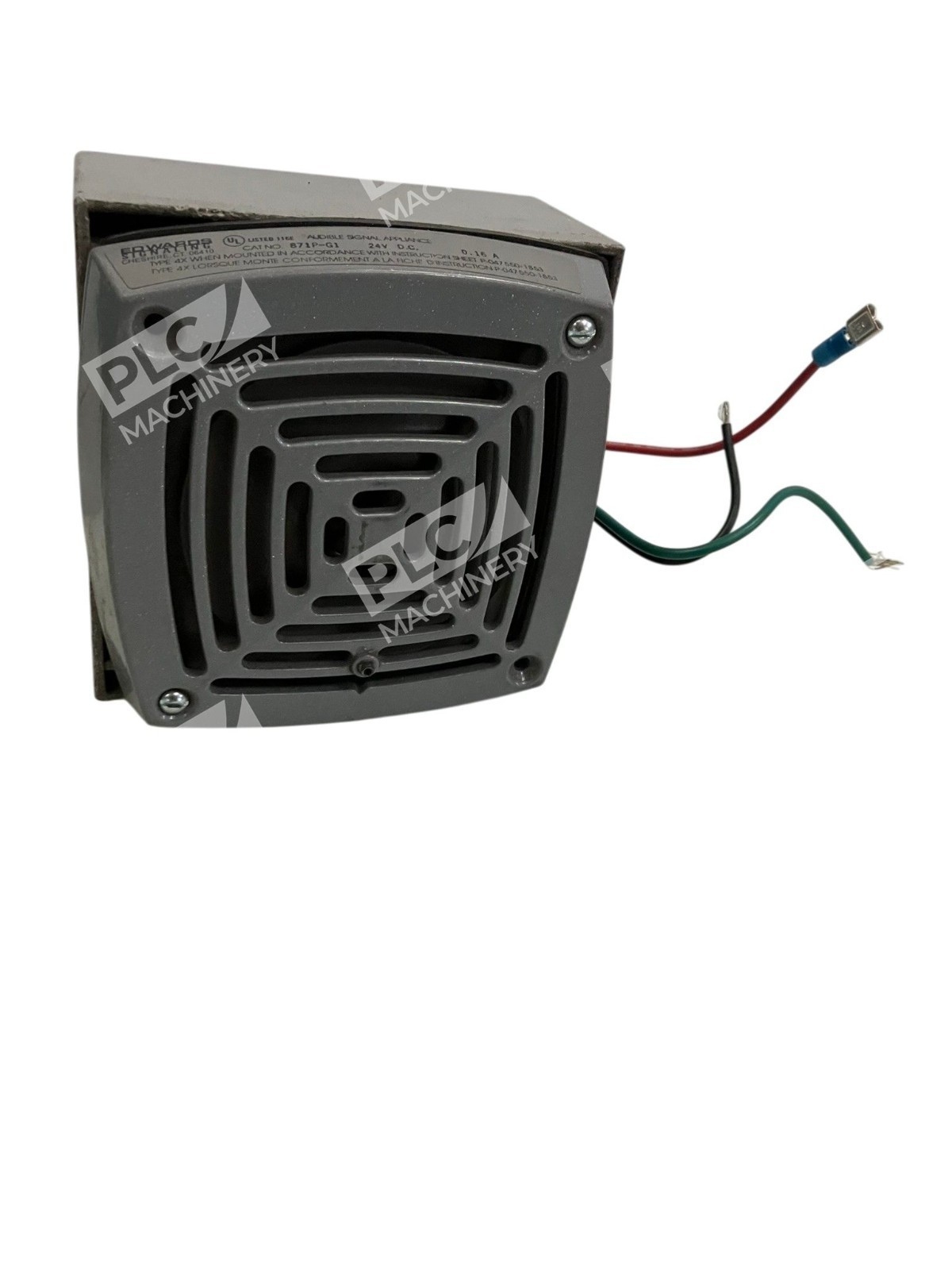 871P-G1 - Edwards Signaling - Vibrating Horn 24V 0.16A - Image 4