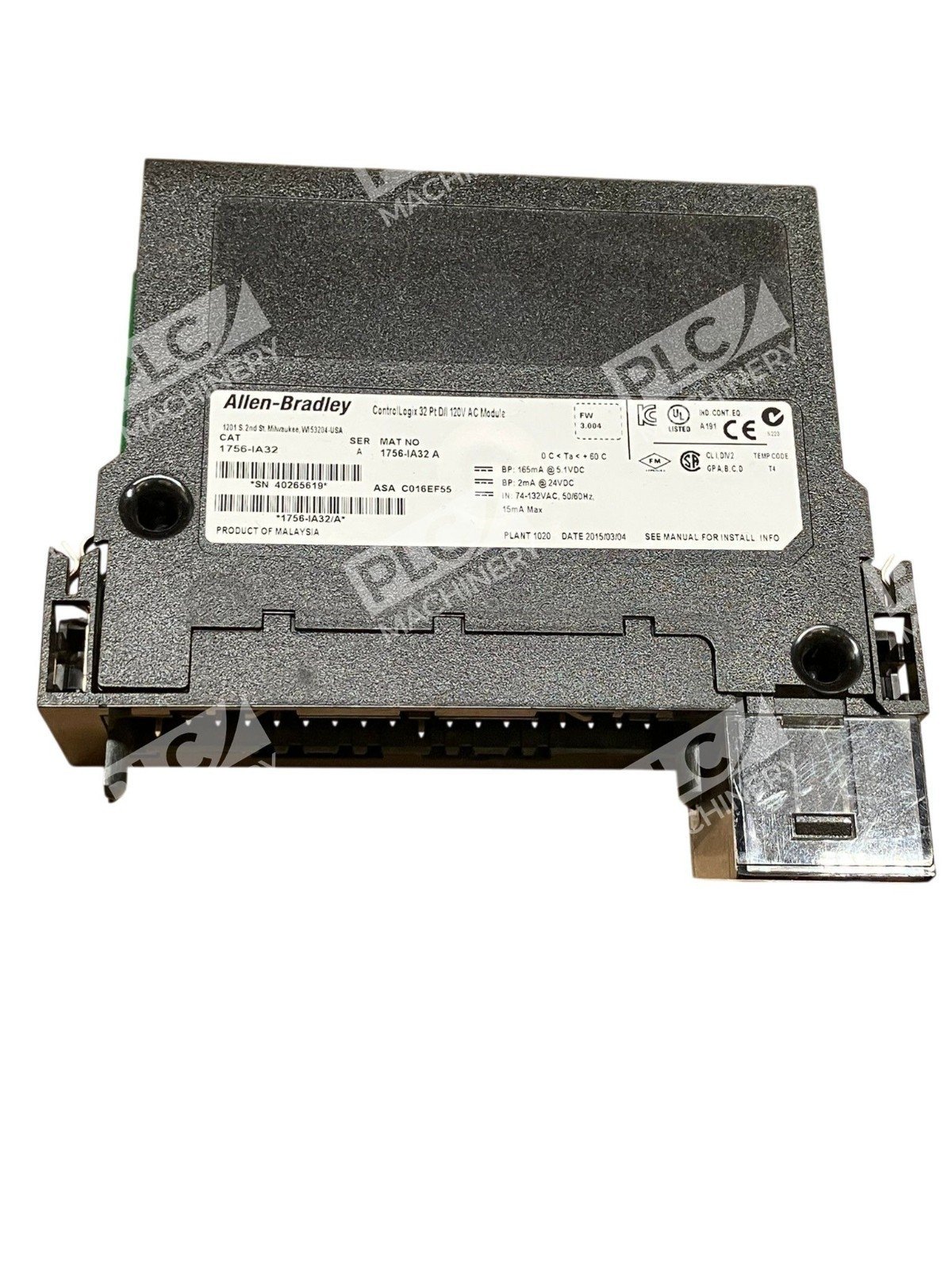 Allen-Bradley 1756-IA32 /A ControlLogix 32P 120V AC Digital Input Module No Door - Image 2