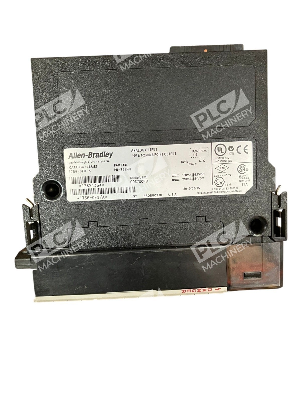 Allen-Bradley 1756-OF8 /A ControlLogix 8Pt Analog Output Module 10V & 4-20mA