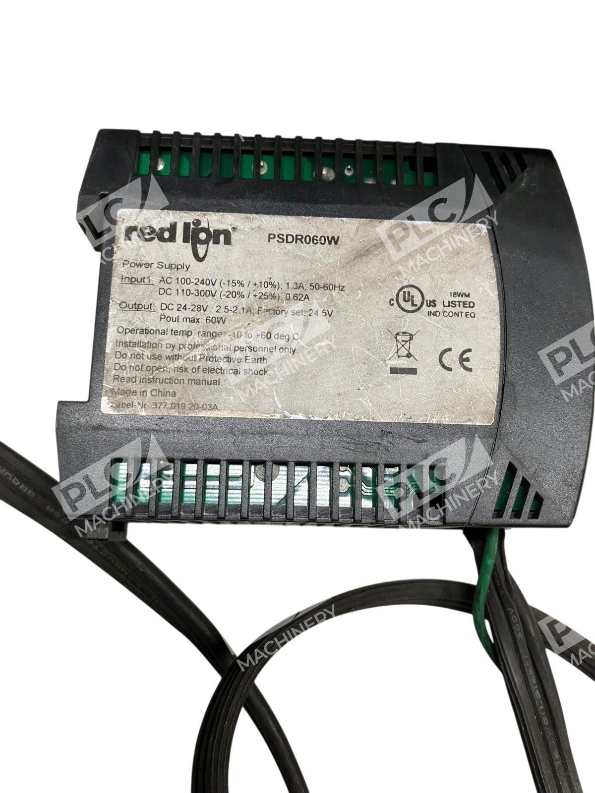 PSDR060W - Red Lion - 60W DIN Rail DC Power Supply - Image 3
