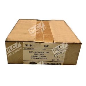S1114 - Sepco - 3/4" EMT Set Screw Coupling Box of 25