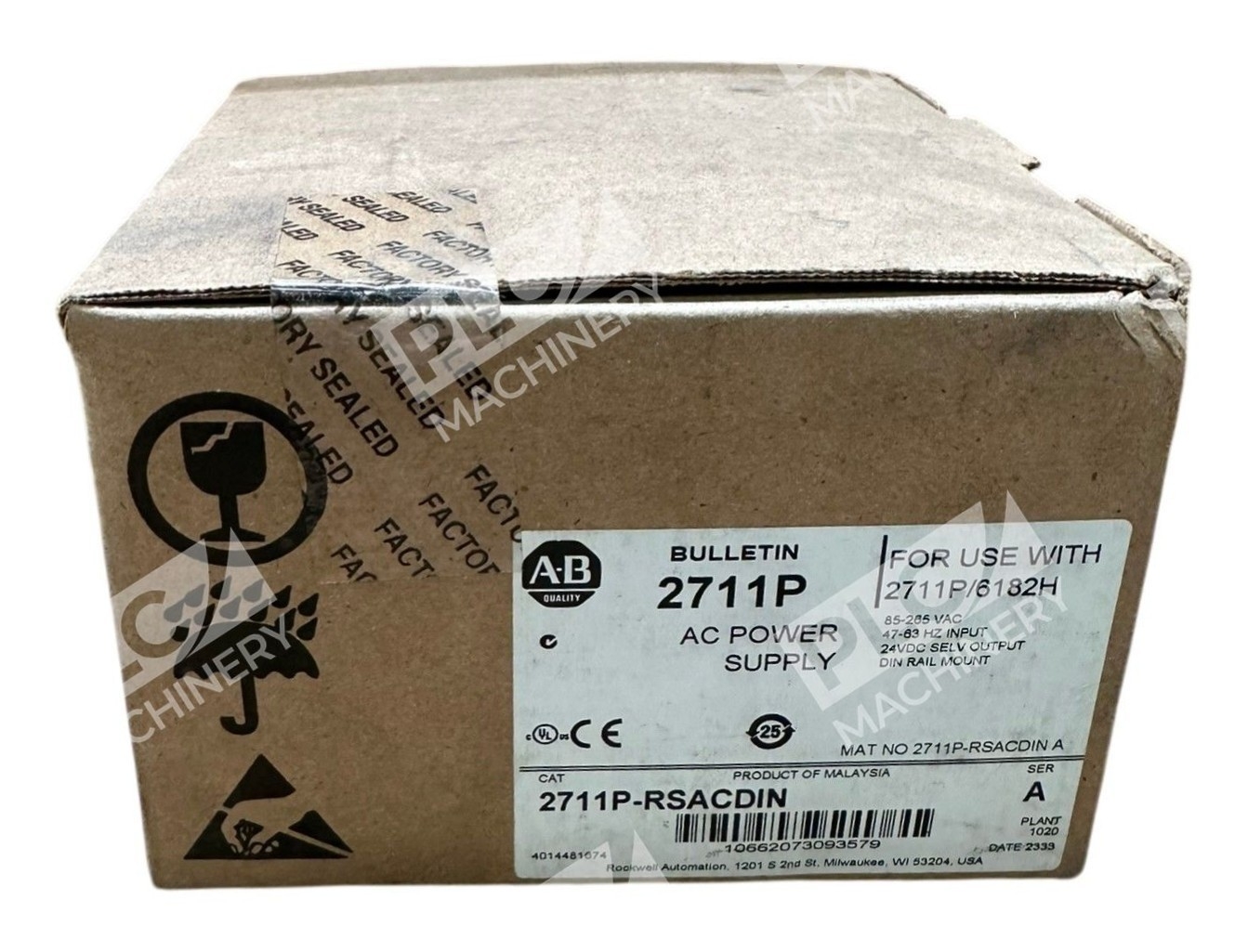 Sealed Allen Bradley AB AC Power Supply 2711P-RSACDIN /A