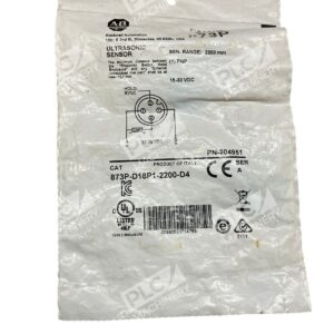 Allen-Bradley 873P-D18P1-2200-D4 /A Ultrasonic Proximity Sensor 15Ã¢â‚¬â€œ30V DC