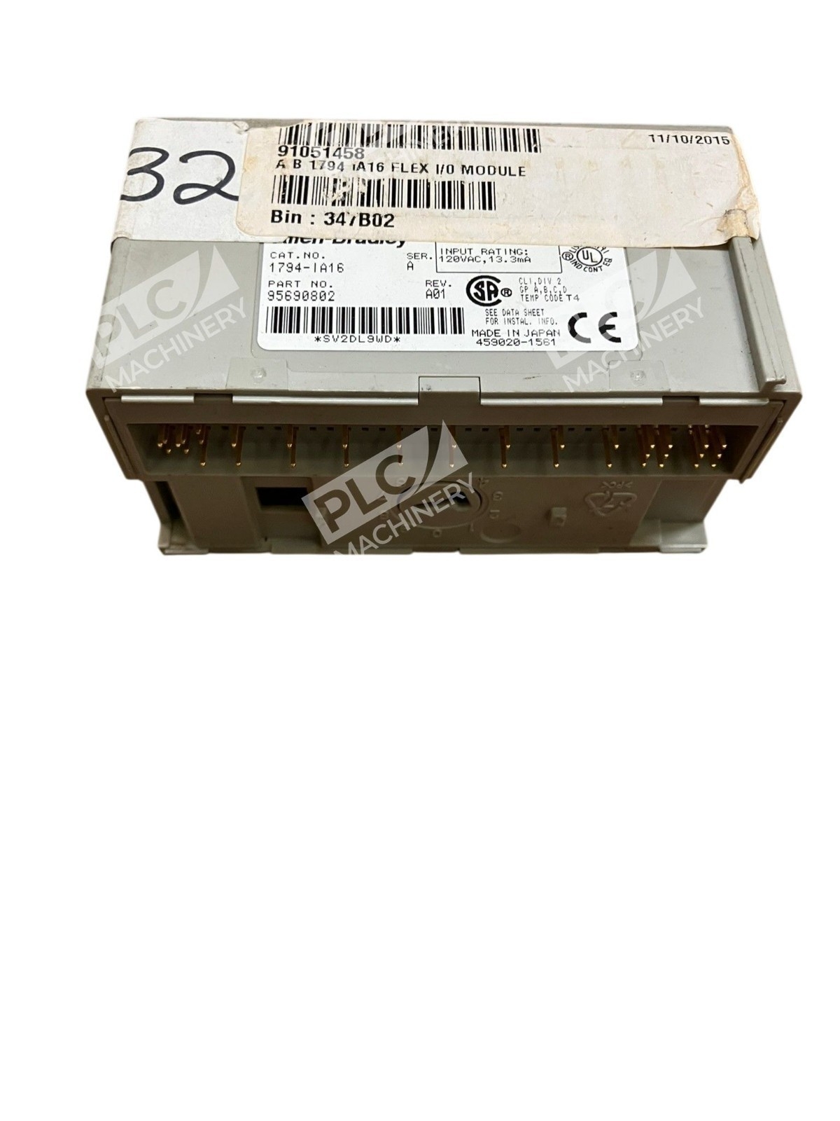 Allen-Bradley 1794-IA16 /A FLEX I/O 16Pt AC Digital Input Module 120V AC