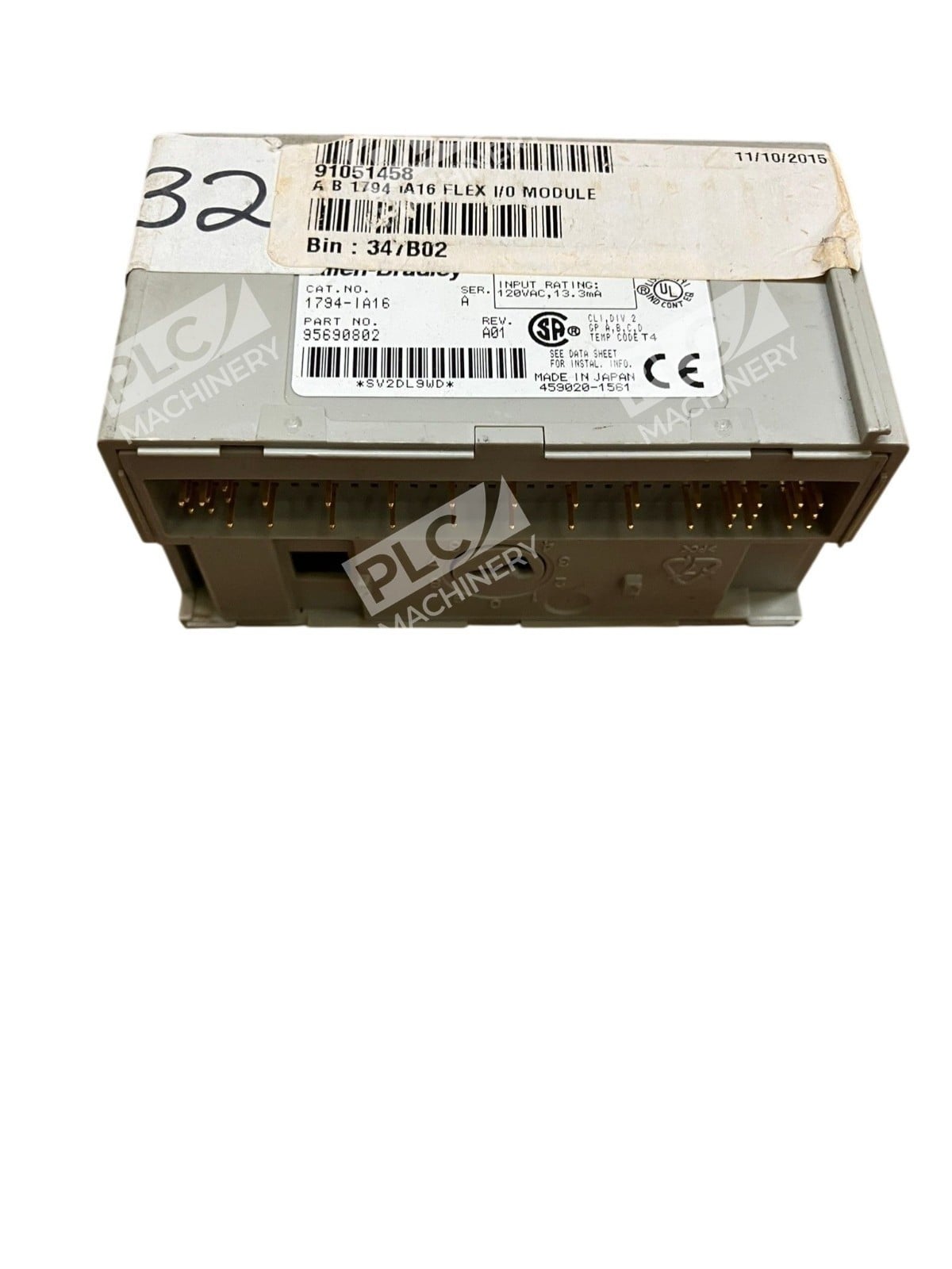 Allen-Bradley 1794-IA16 /A FLEX I/O 16Pt AC Digital Input Module 120V AC - Image 2