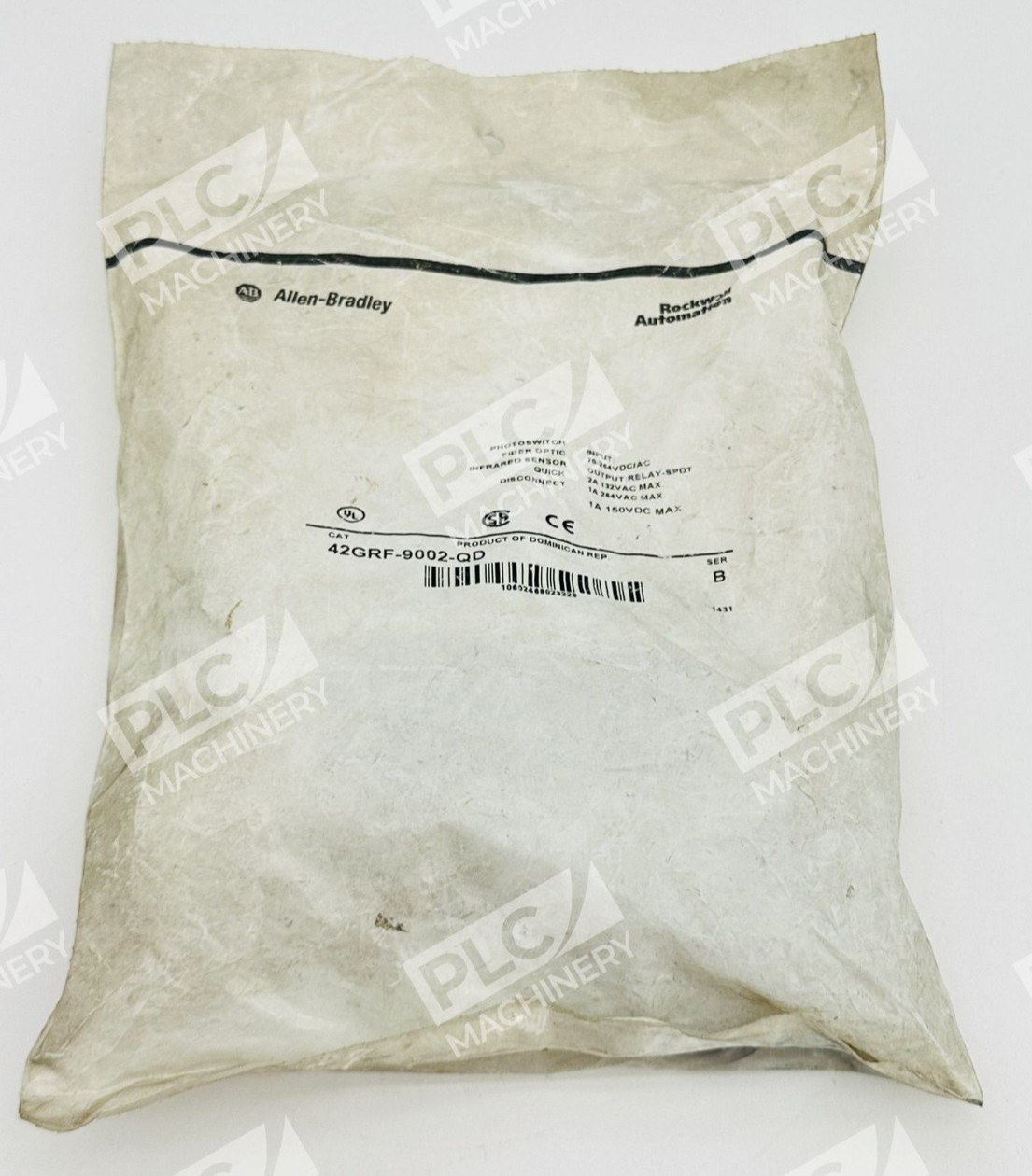 42GRF-9002-QD Series B - Allen-Bradley - Fiber Optic Photoswitch Infrared Sensor