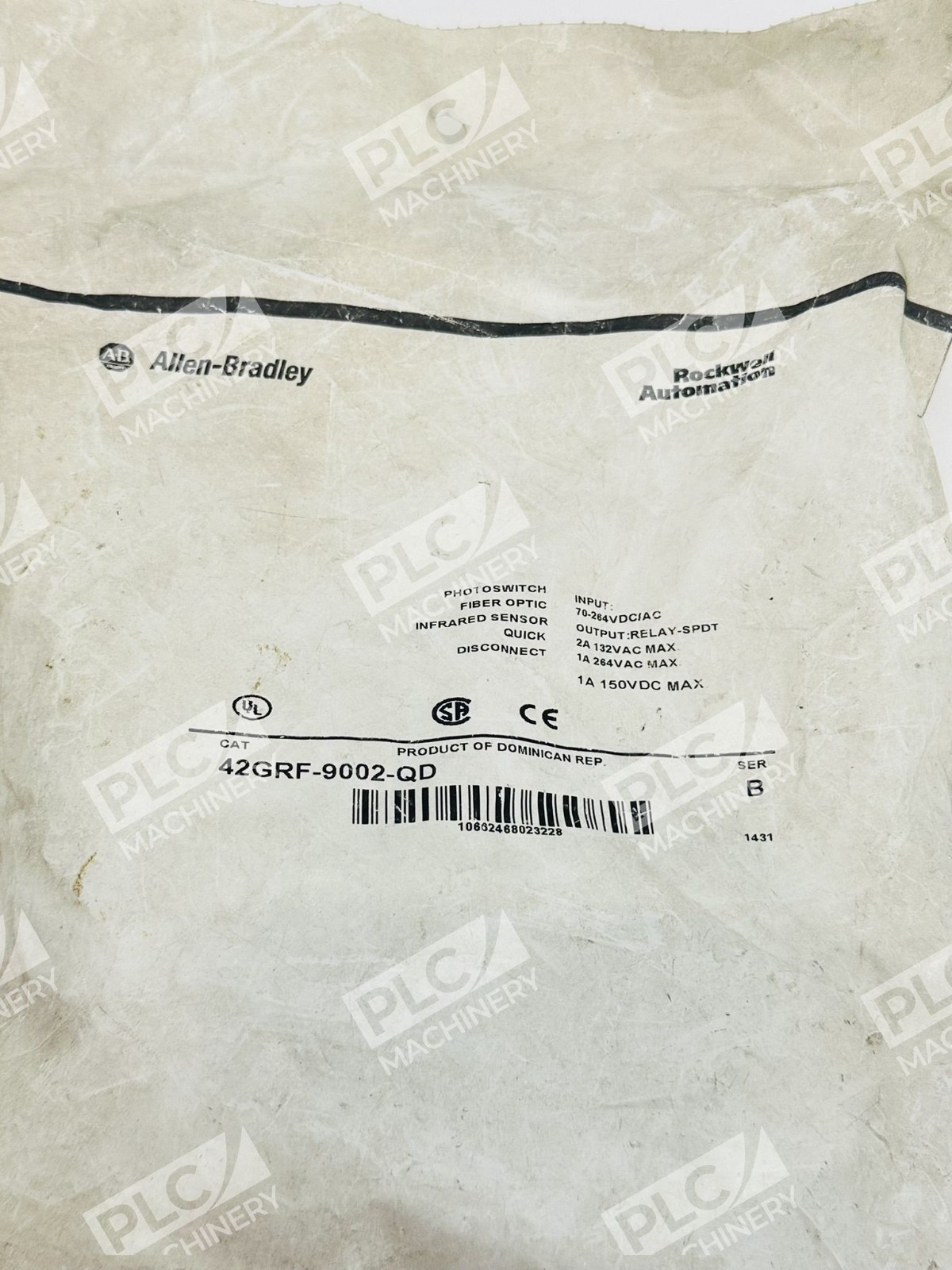 42GRF-9002-QD Series B - Allen-Bradley - Fiber Optic Photoswitch Infrared Sensor - Image 3