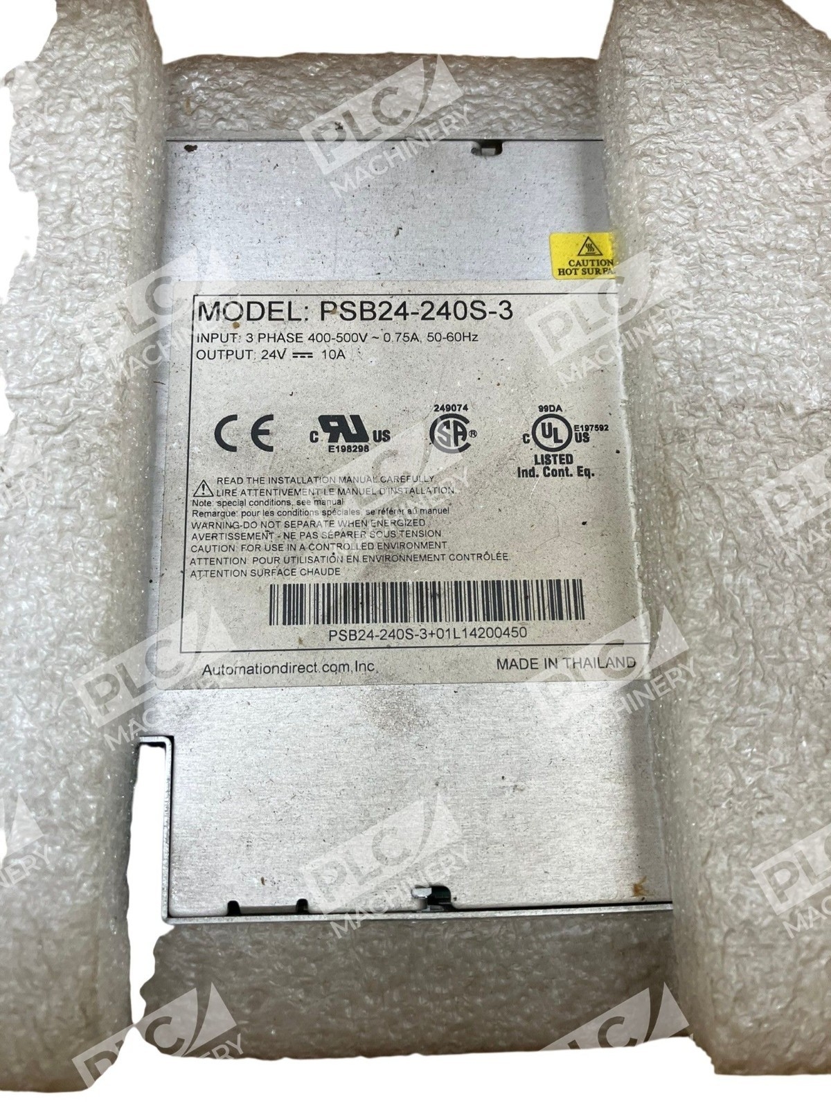 PSB24-240S-3 - Rhino - Industrial 3-Phase Power Supply 24V - Image 6