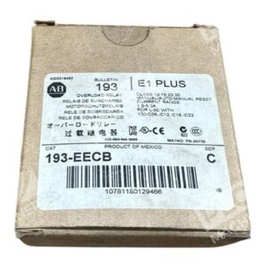 Allen Bradley AB Overload Relay E1 Plus 193-EECB /C