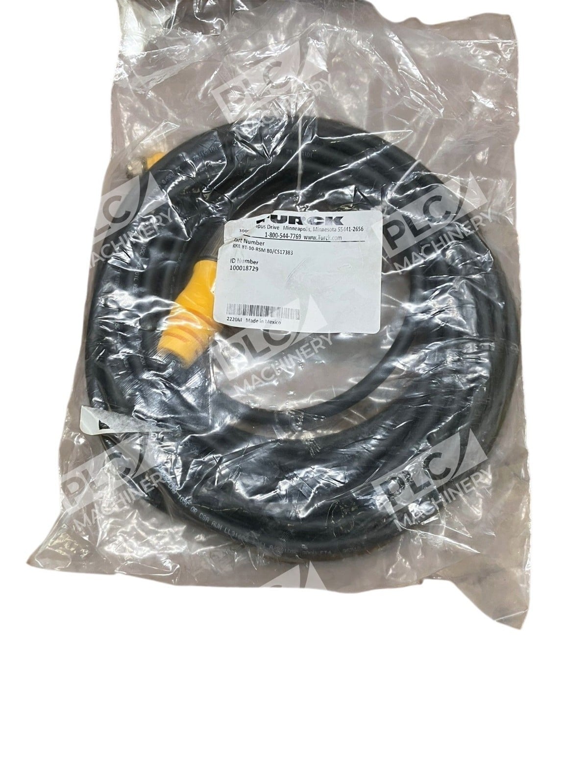 Turck RKE 8T-10-RSM 80/CS17383 8-Pin Cordset 10M M12 to 7/8" Double-Ended Cable - Image 2
