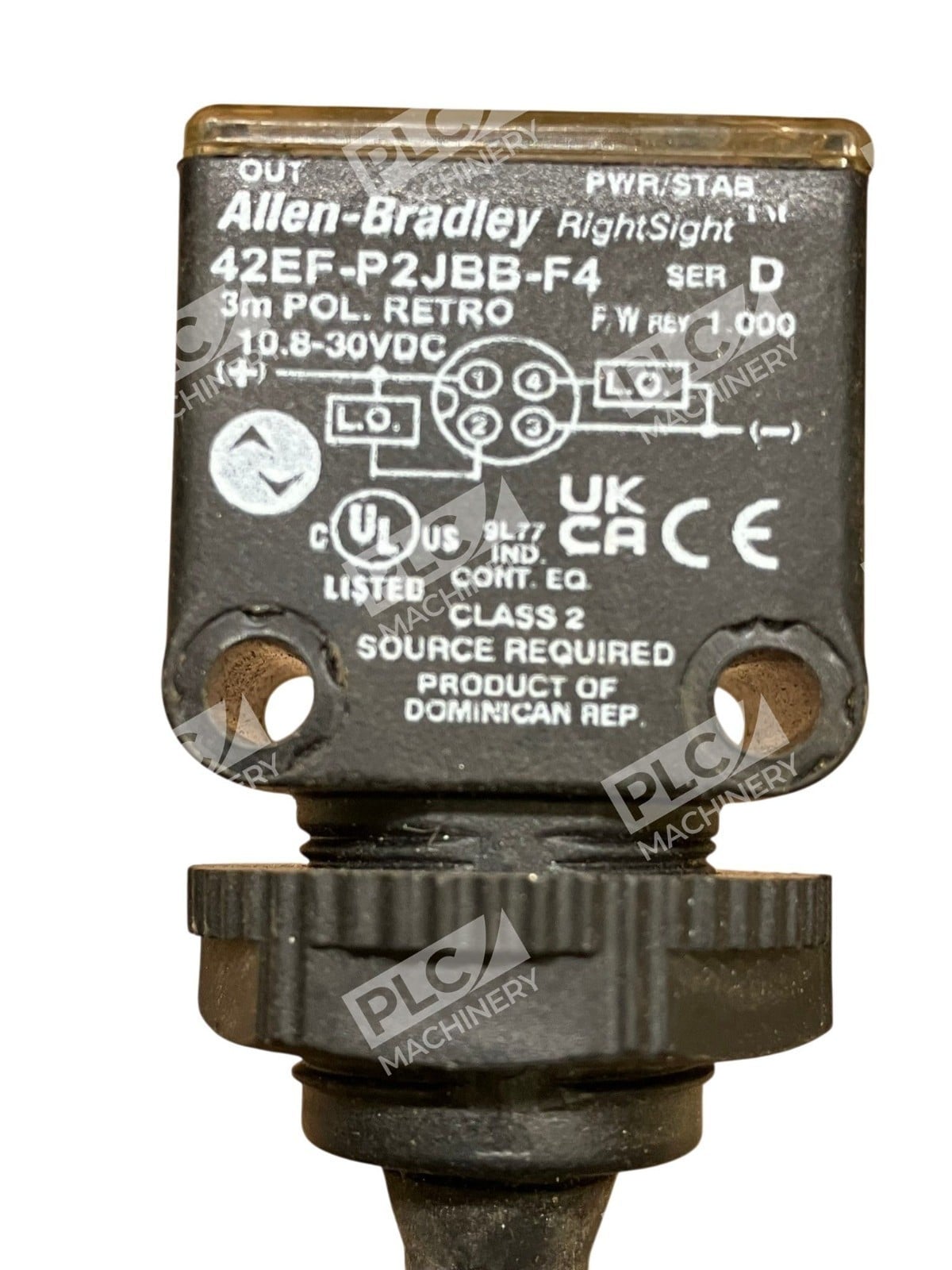 Allen-Bradley 42EF-P2JBB-F4 /D RightSight Photoelectric Sensor 10-30V DC - Image 2