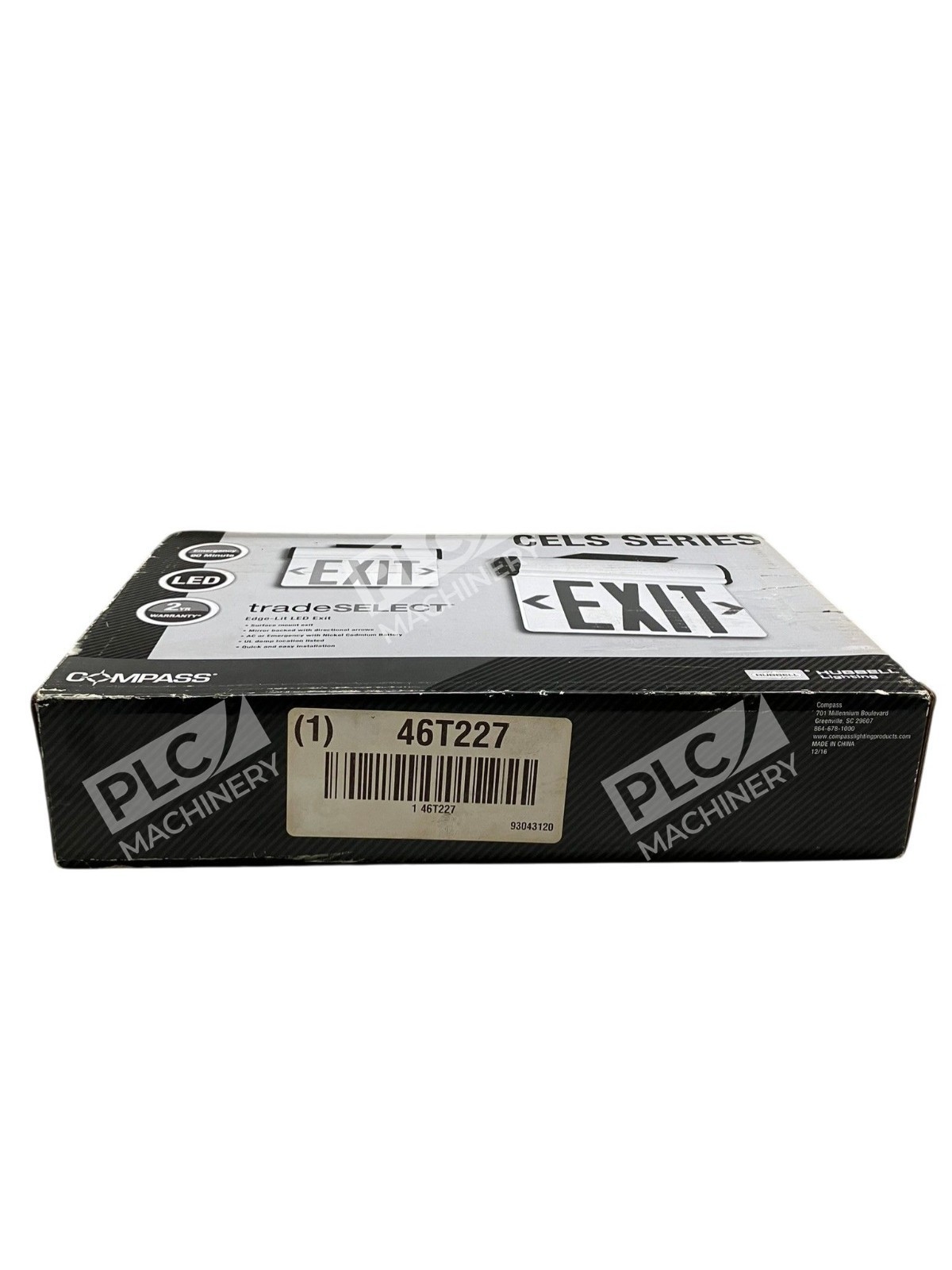 CELS2RNE – Hubbell Lighting – Edge-Lit LED Exit Sign - Image 3