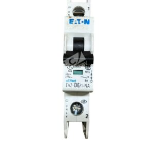 Eaton FAZ-D6/1-NA-SP 1P 6A D-Curve 10kA 277V MCB DIN Rail Breaker