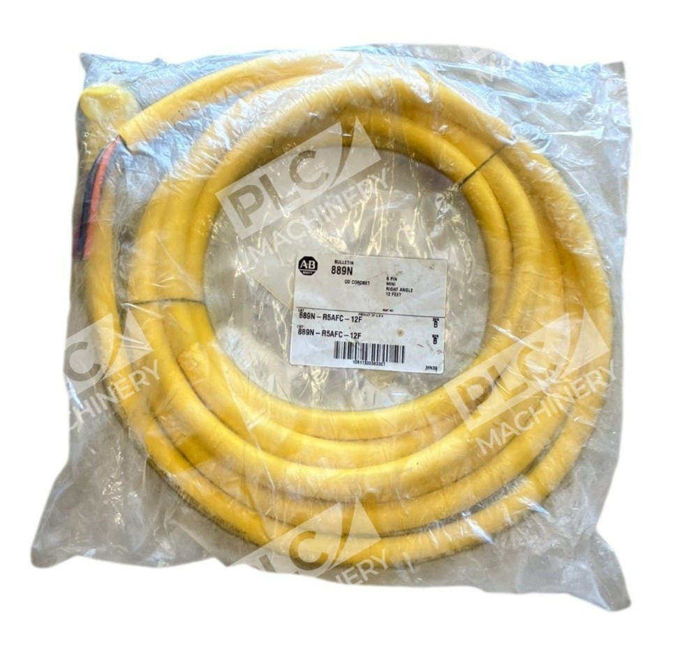 889N-R5AFC-12F Series B - Allen-Bradley - 5 Pin Mini QD Cordset 12ft