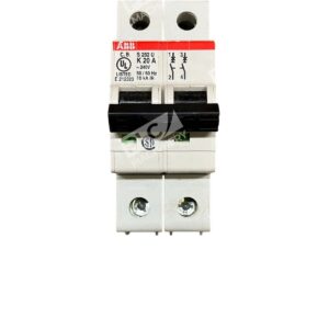 ABB S202U-K20 2P 20A K-Curve Miniature Circuit Breaker DIN Rail S200U