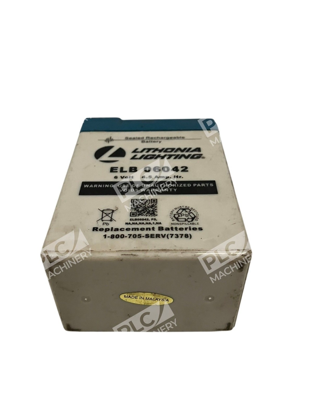 ELB 06042 - Lithonia Lighting - Sealed Lead Acid Battery Lots of 2