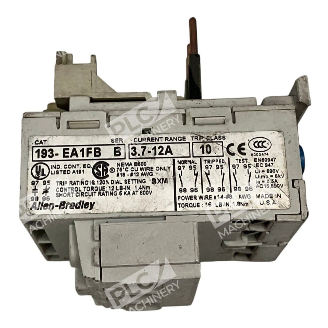 193-EA1FB Series B - Allen-Bradley - Solid State Overload Relay - Image 2
