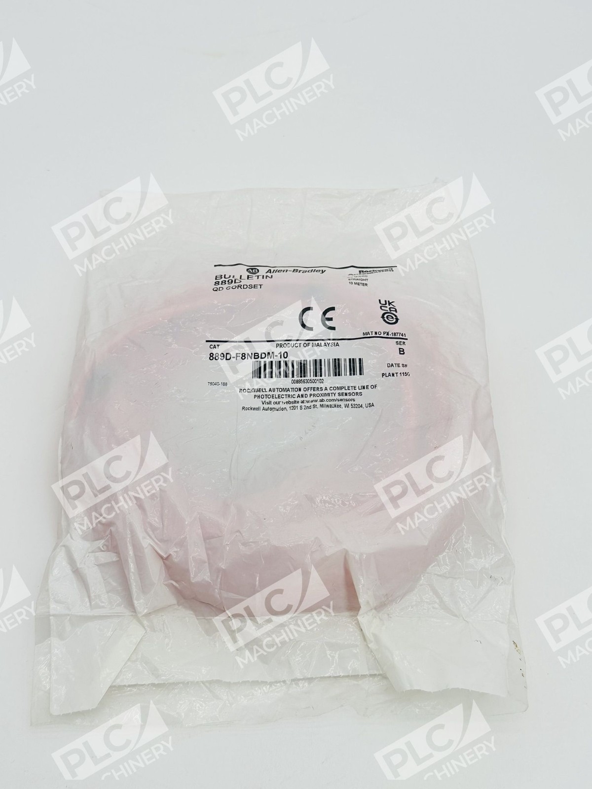 889D-F8NBDM-10 Series B - Allen-Bradley - QD Cordset 10m - Image 3