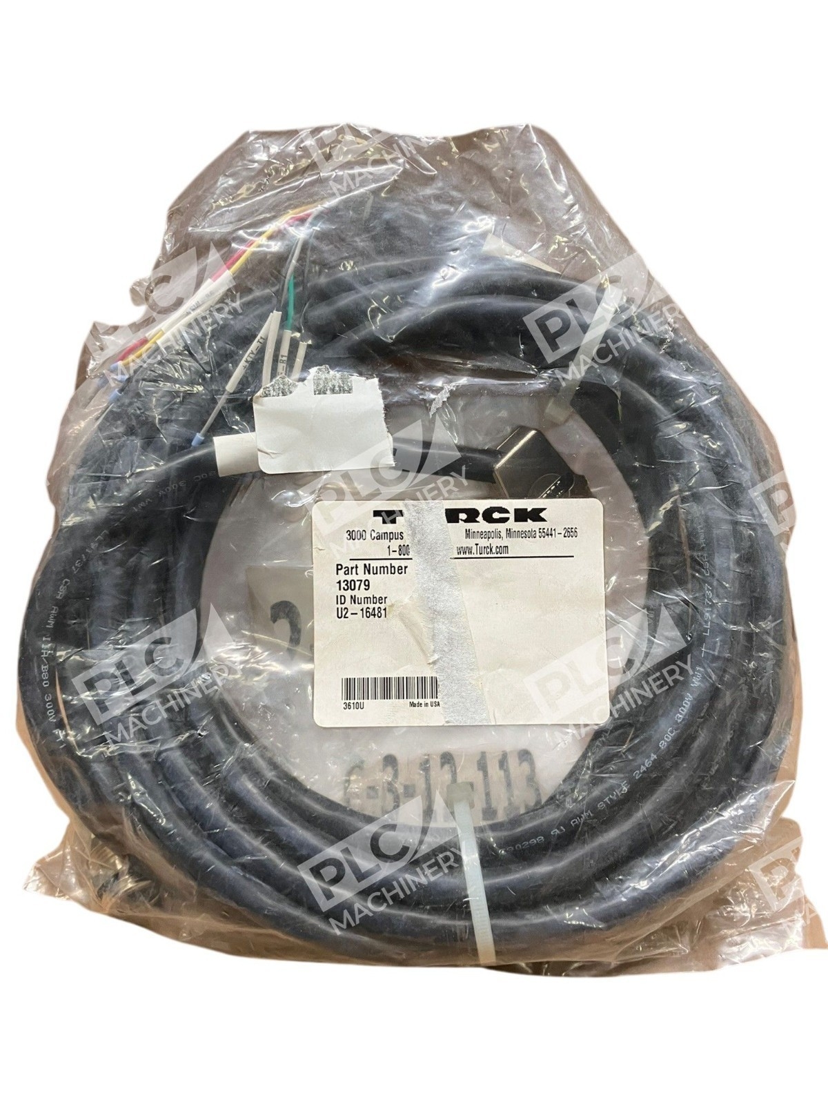 Turck 13079 Cable Assembly U2-16481 173K355G04 Single-Ended Cordset - Image 2