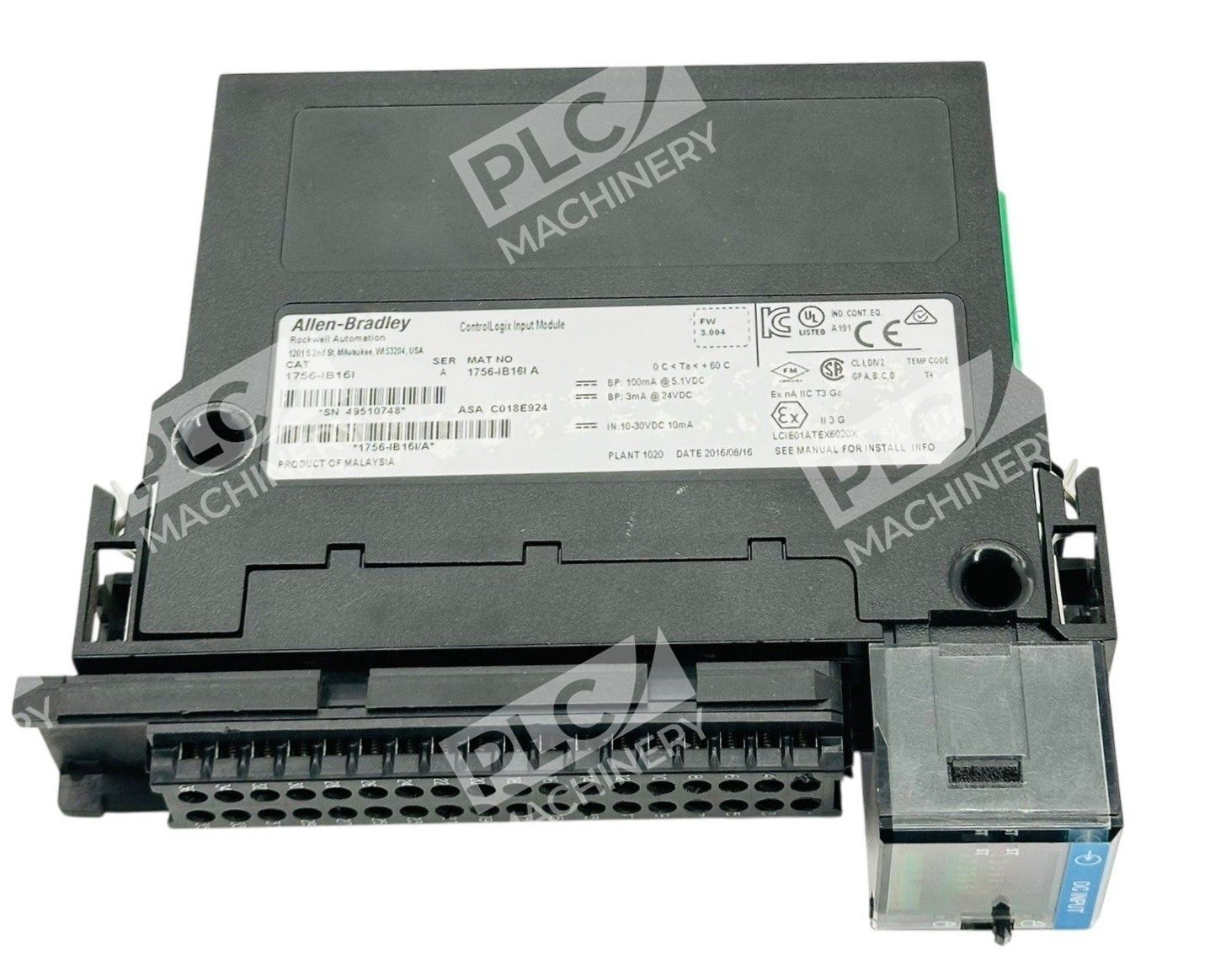1756-IB16I A - Allen-Bradley - ControlLogix Input Module No Door - Image 2