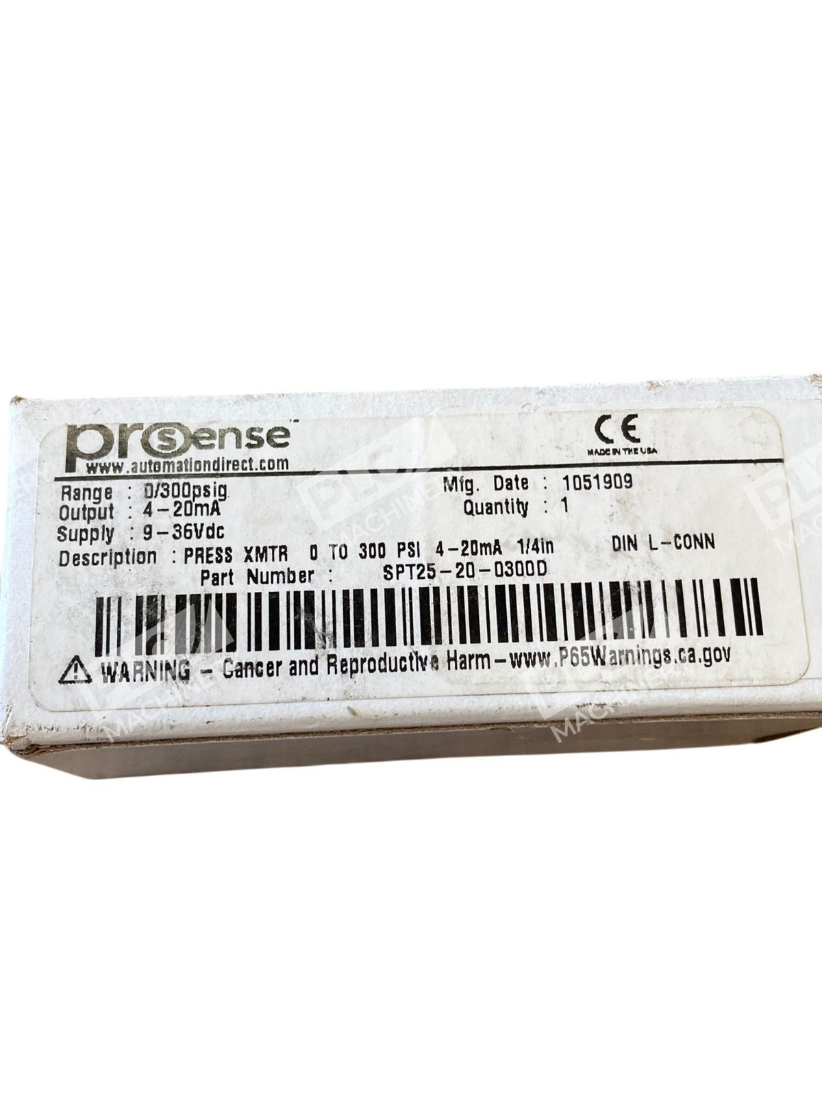SPT25-20-0300D - ProSense - Pressure Transmitter