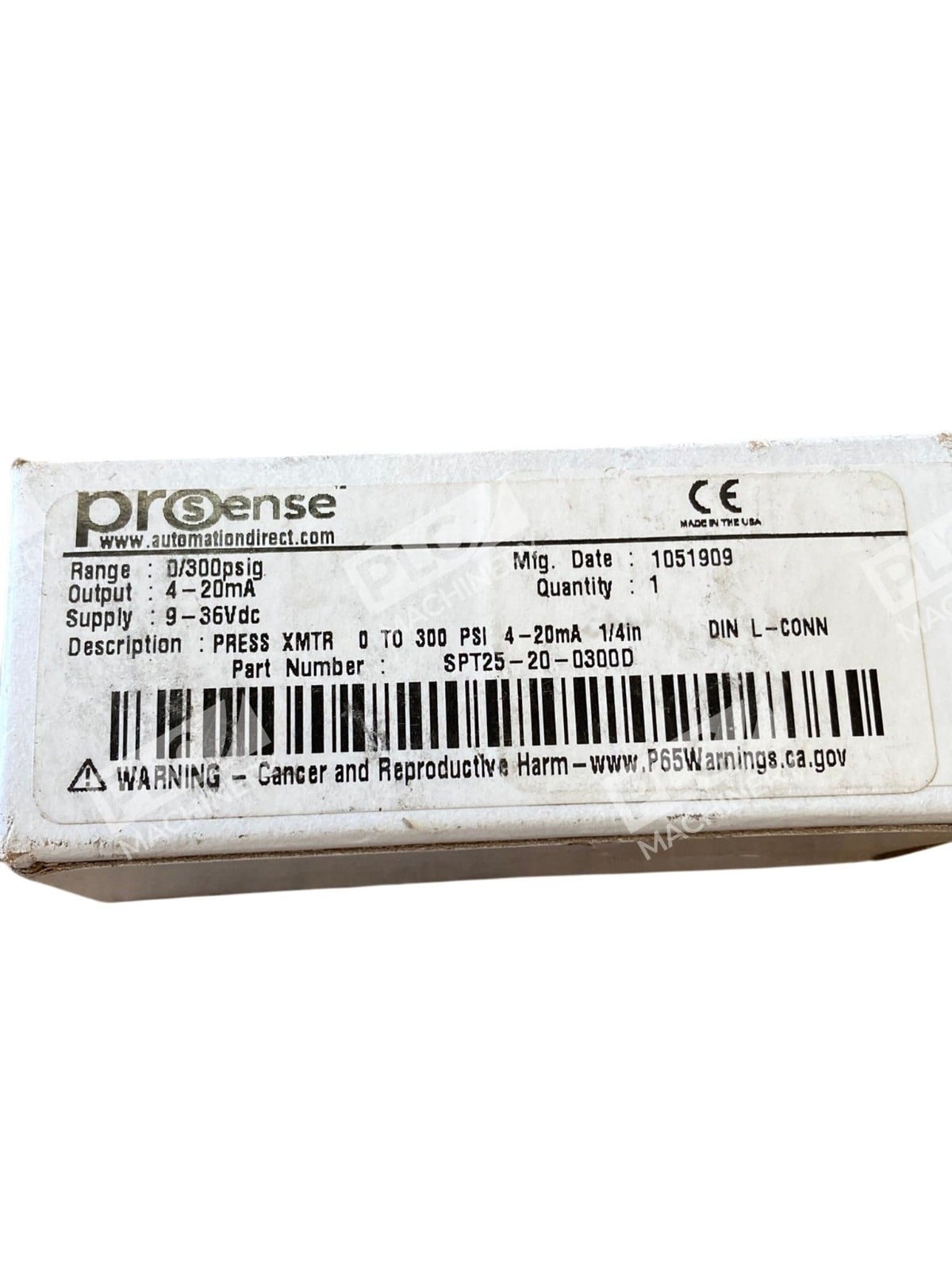 SPT25-20-0300D - ProSense - Pressure Transmitter - Image 2