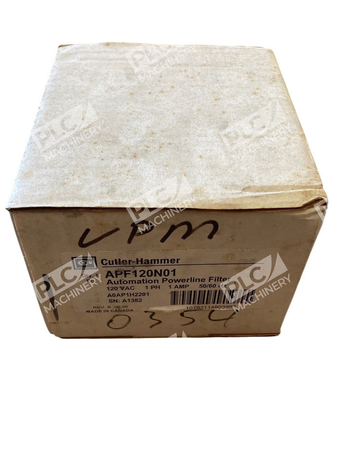APF120N01 Cutler-Hammer Powerline Noise Filter 120V 1PH 1A - Image 2