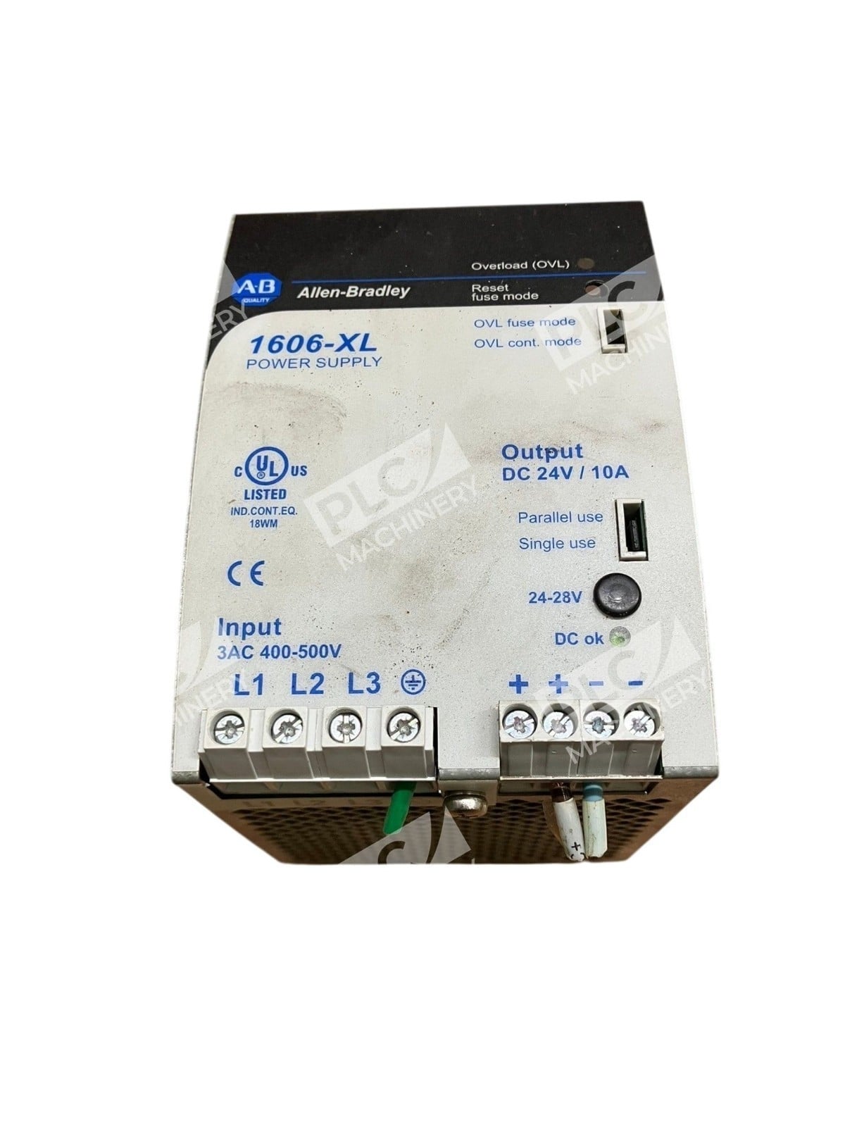 1606-XL240E-3 A Allen-Bradley 24VDC 10A 240W Power Supply 3PH - Image 2