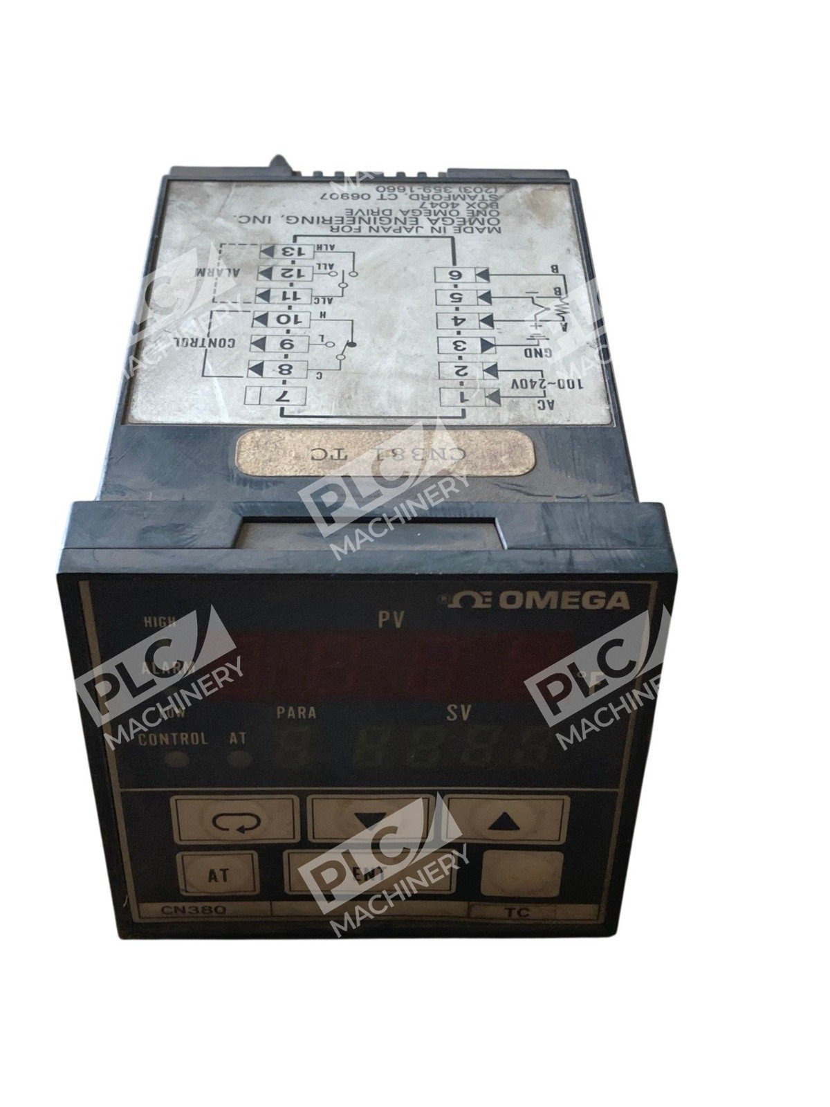 CN381-TC Omega Engineering 1/8 DIN Temperature Controller - Image 2