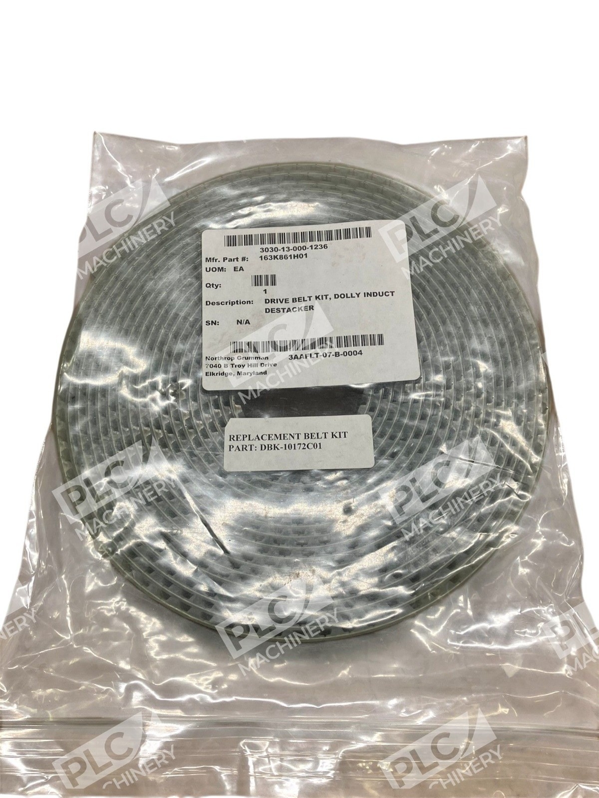 3030-13-000-1236 - Macron Dynamics - Dolly Induct Destacker Drive Belt Kit