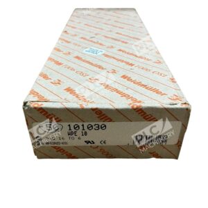 Weidmüller WPE 10 PE Terminal Block 101030 DIN Rail AWG 16 To 6 One Box of 50