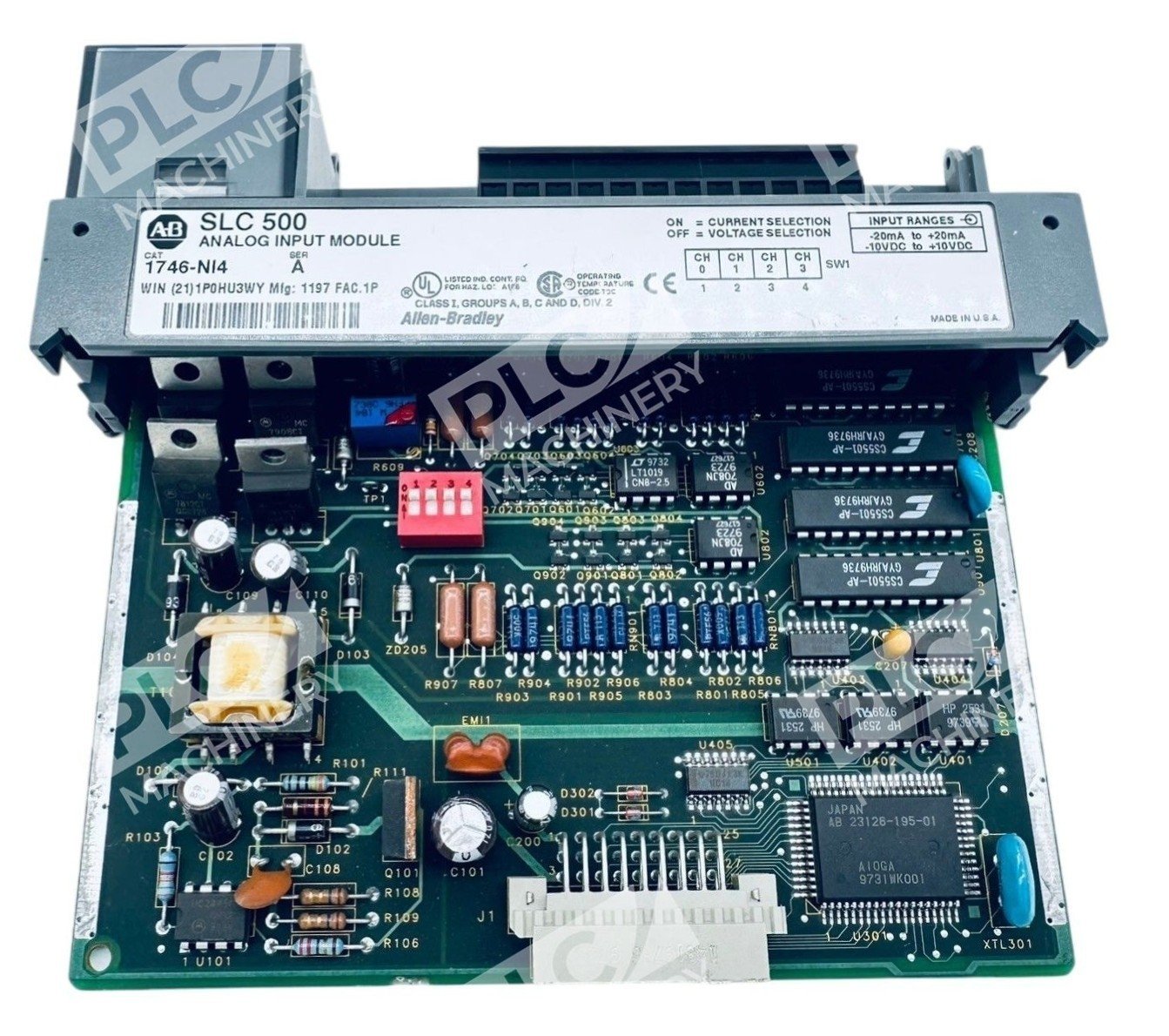 1746-NI4 Series A Allen-Bradley SLC 500 Analog Input Module No Door - Image 2