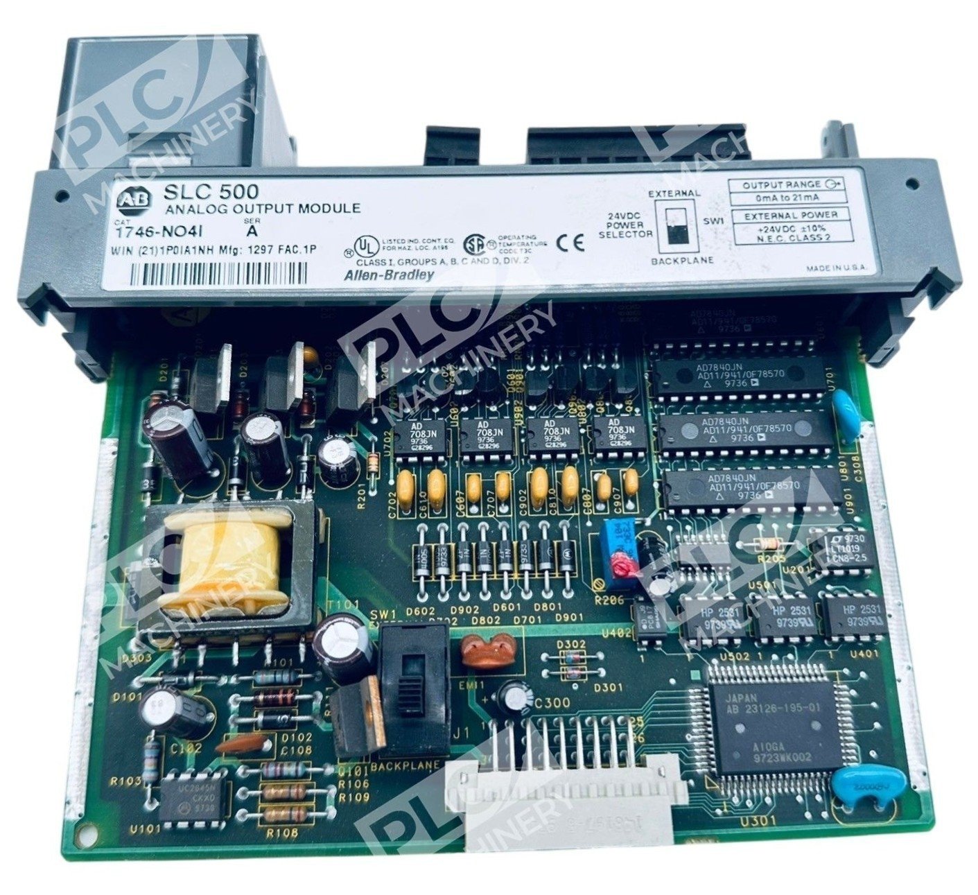 1746-NO4I Series A Allen-Bradley SLC 500 Analog Output Module No Door - Image 2