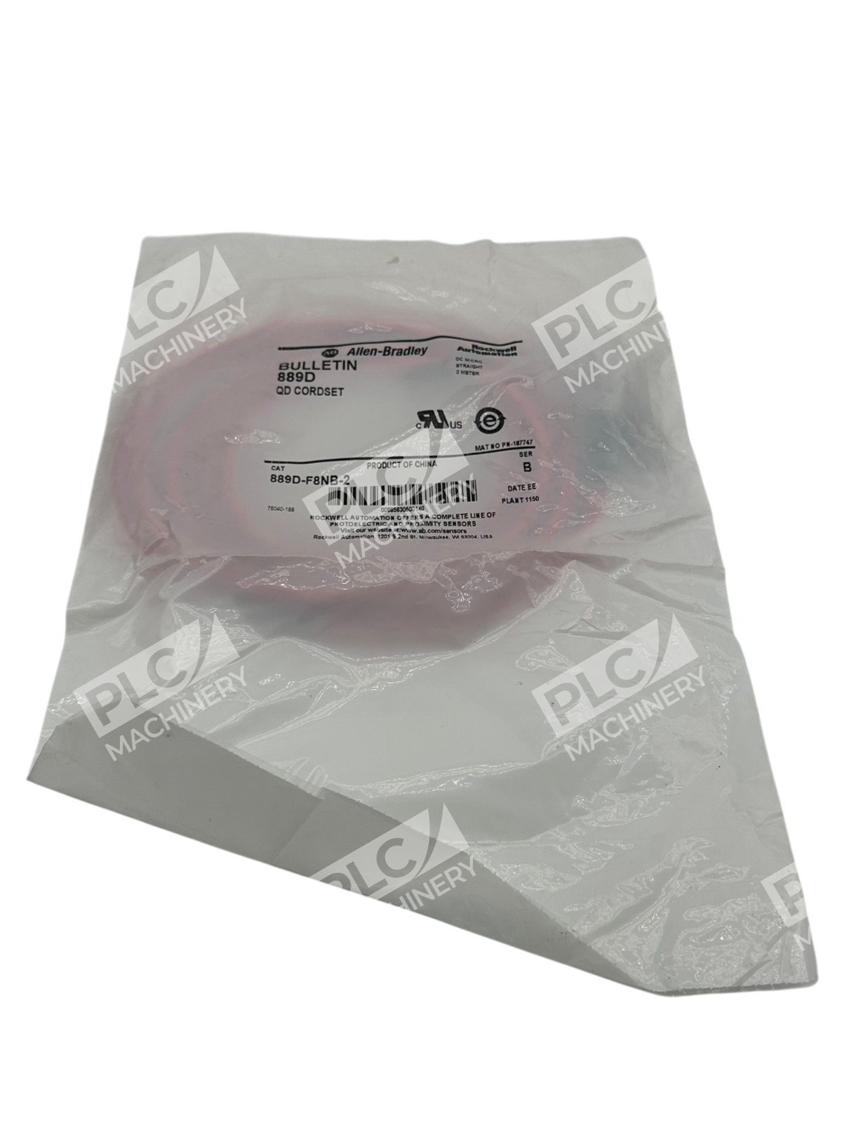 889D-F8NB-2 Series B - Allen-Bradley - QD Cordset 2m DC Micro Straight - Image 3