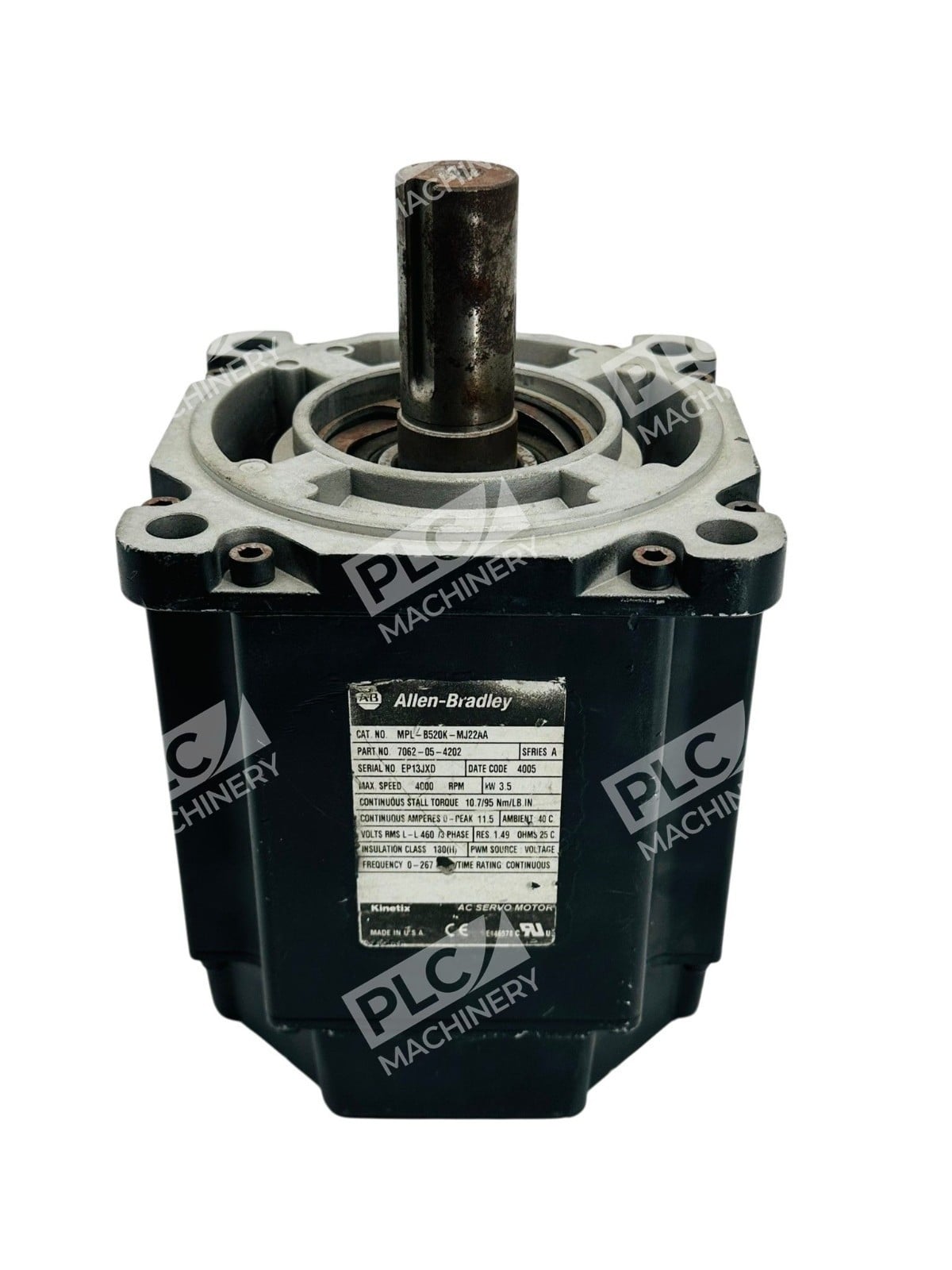 MPL-B520K-MJ22AA 7062-05-4202 Series A - Allen Bradley - Kinetix AC Servo Motor - Image 2