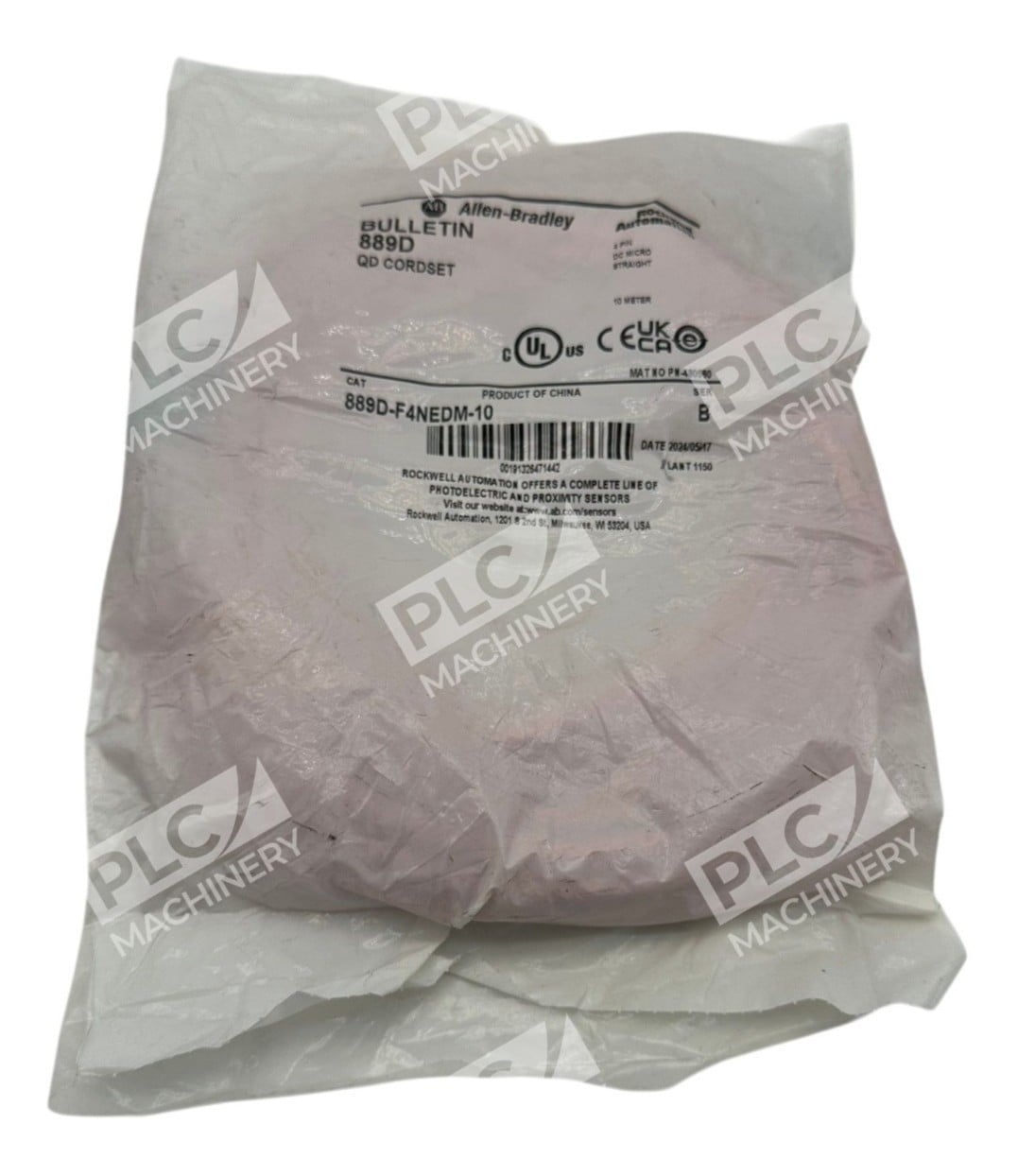 889D-F4NEDM-10 Series B - Allen-Bradley - QD Cordset 10m 4 Pin DC Micro Straight - Image 2
