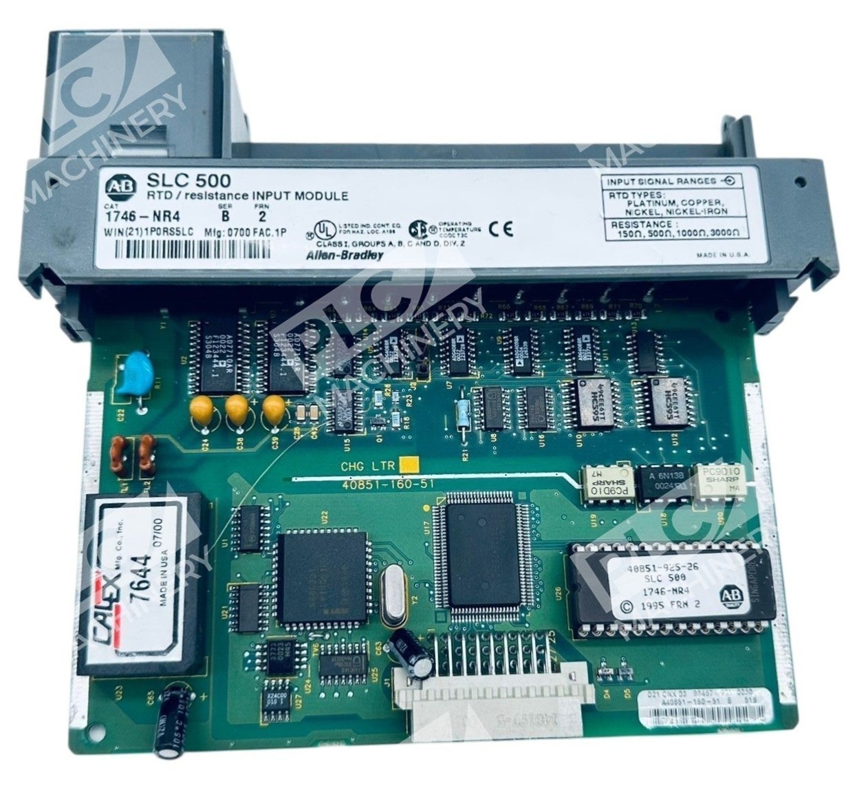 1746-NR4 Series B Allen-Bradley SLC 500 RTD Resistance Input Module No Door