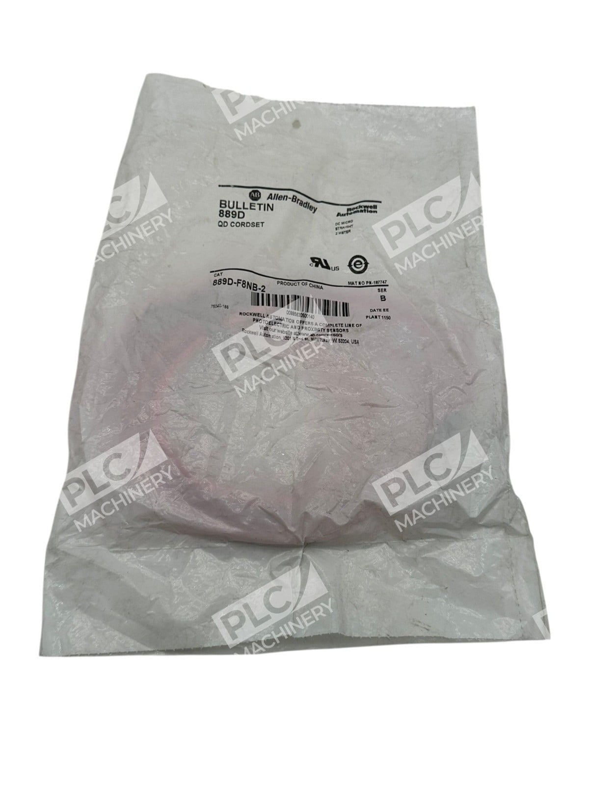 889D-F8NB-2 Series B - Allen-Bradley - QD Cordset DC Micro Straight 2m - Image 2