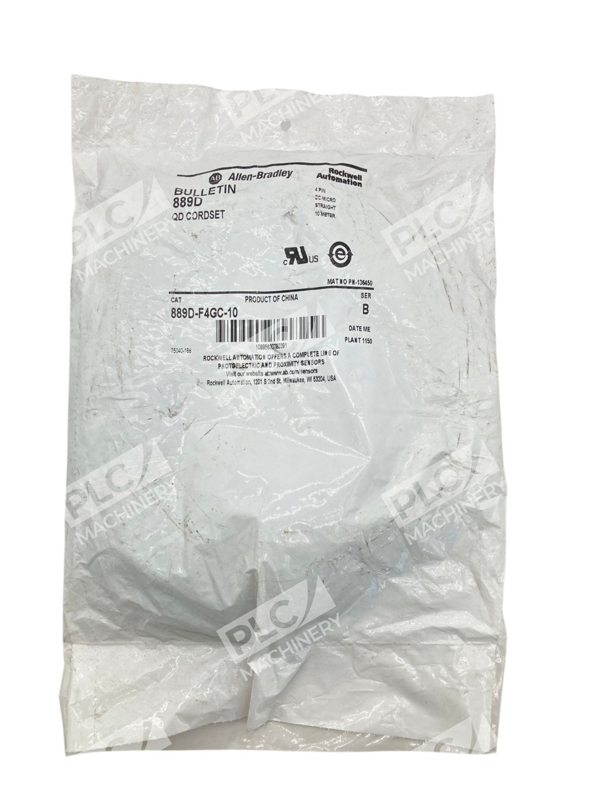 889D-F4GC-10 Series B - Allen-Bradley - Quick-Disconnect Cordset - Image 3