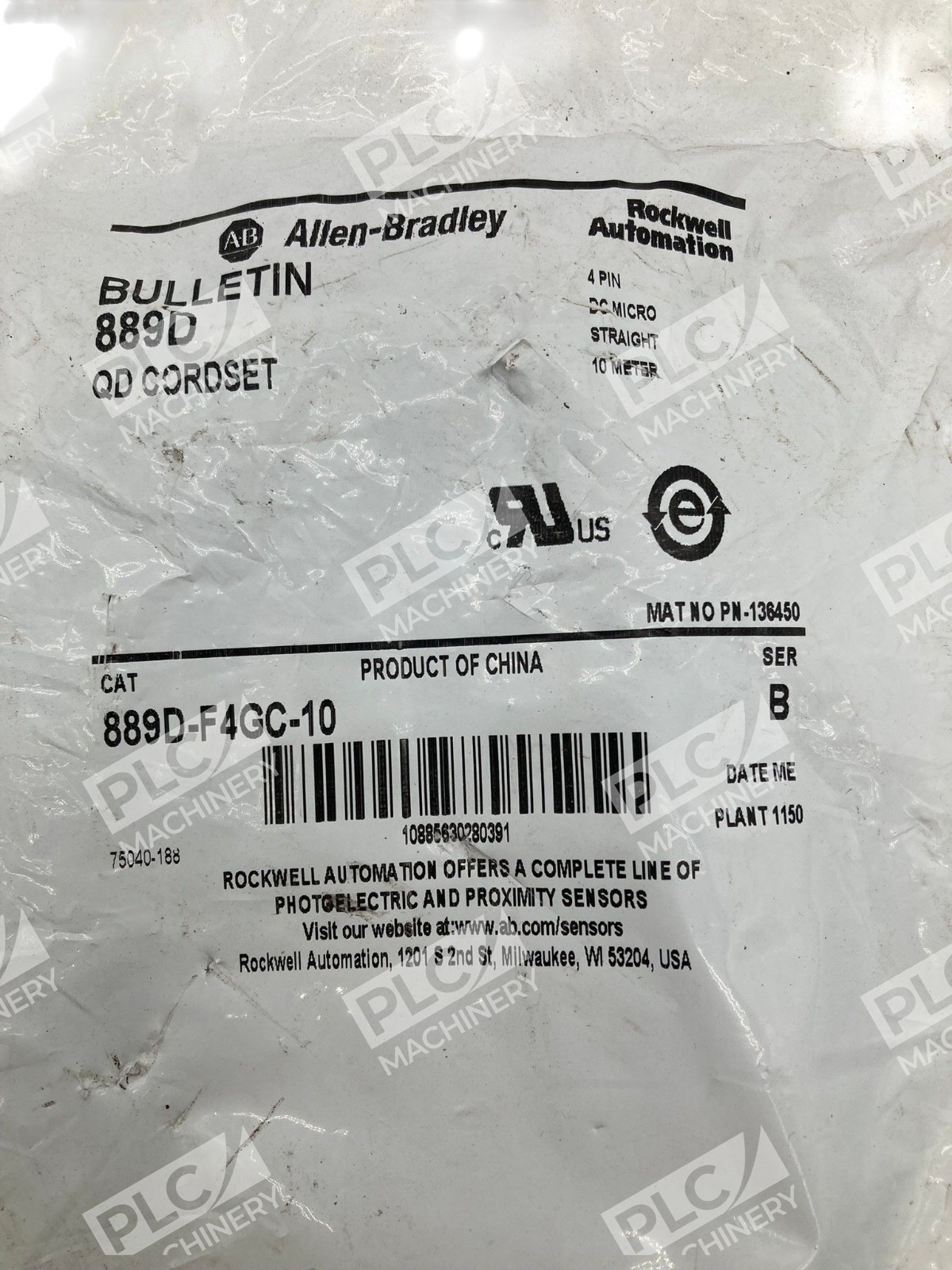 889D-F4GC-10 Series B - Allen-Bradley - Quick-Disconnect Cordset - Image 4