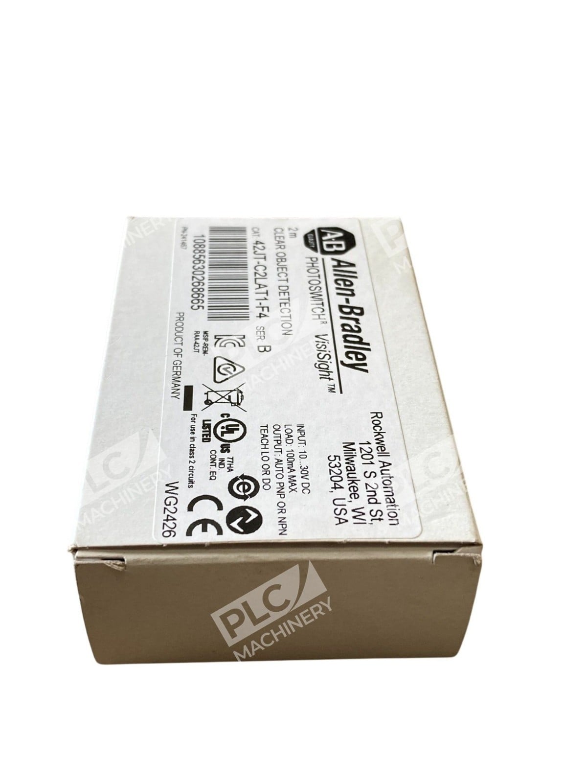 Allen-Bradley 42JT-C2LAT1-F4 /B VisiSight Clear Object Photoelectric Sensor 30V - Image 2