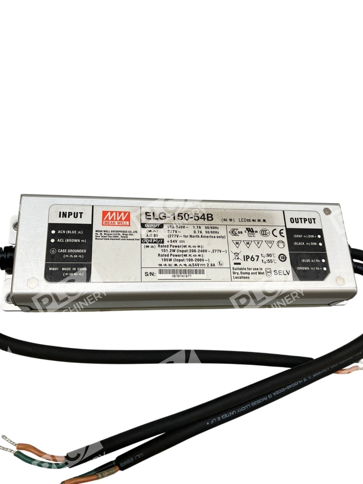 ELG-150-54B - Mean Well - LED Driver Power Supply 105W - Image 3