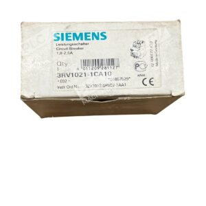 Siemens 3RV1021-1CA10 Motor Protection Circuit Breaker 1.8Ã¢â‚¬â€œ2.5A