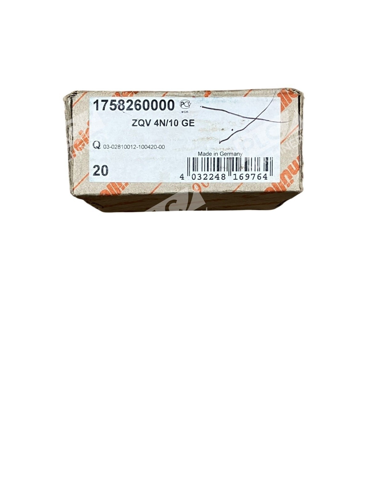 Weidmüller ZQV 4N/10 GE Cross Connector Jumper 10-Pole 1758260000 One Box of 20