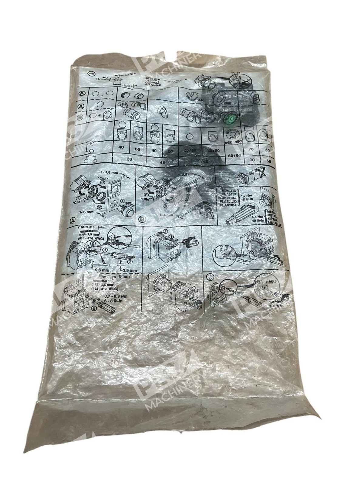 Allen-Bradley 800F-PX10 /A Contact Cartridge with Latch 22.5mm 690V - Image 4