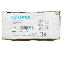 Siemens 3RV1021-1HA10 Motor Protection Circuit Breaker 5.5Ã¢â‚¬â€œ8A