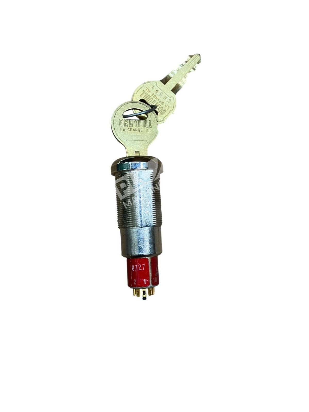 Grayhill 8727 Key Switch Rotary Lock Industrial Military Control - Image 3