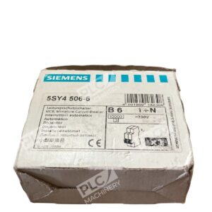 Siemens 5SY4506-6 MCB 6A 1P+N Type B 230V Miniature Circuit Breaker