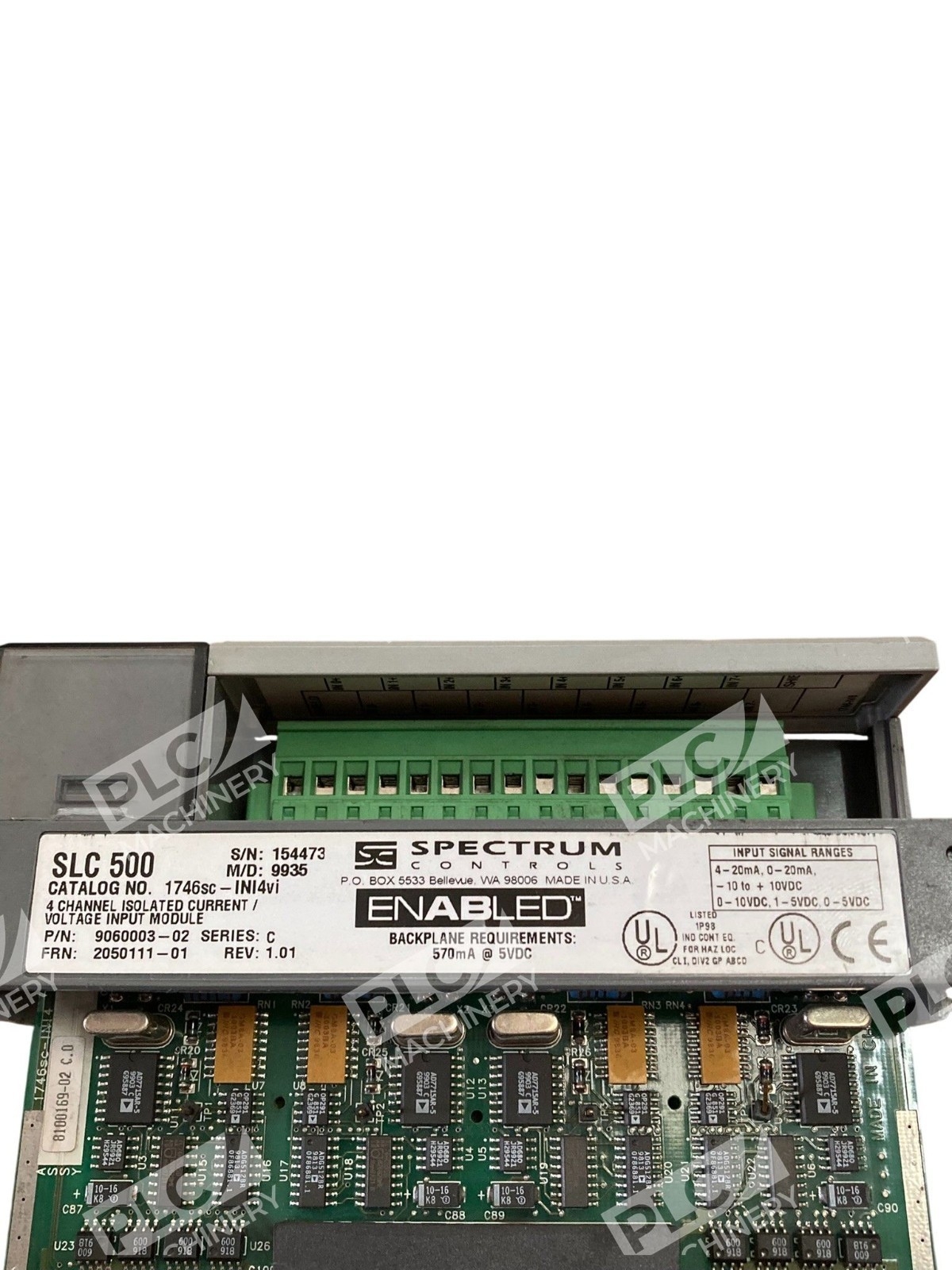Spectrum Controls 1746SC-INI4VI Isolated Analog Input Module SLC 500 4CH - Image 6