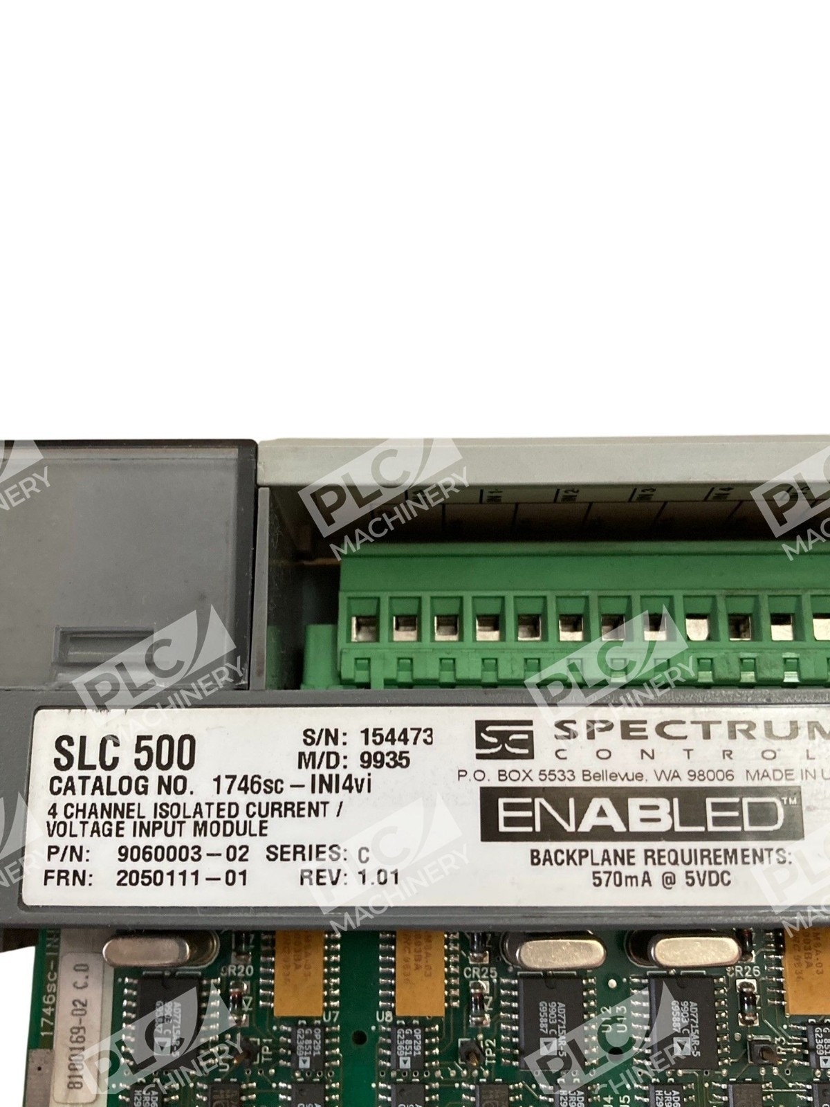 Spectrum Controls 1746SC-INI4VI Isolated Analog Input Module SLC 500 4CH - Image 7
